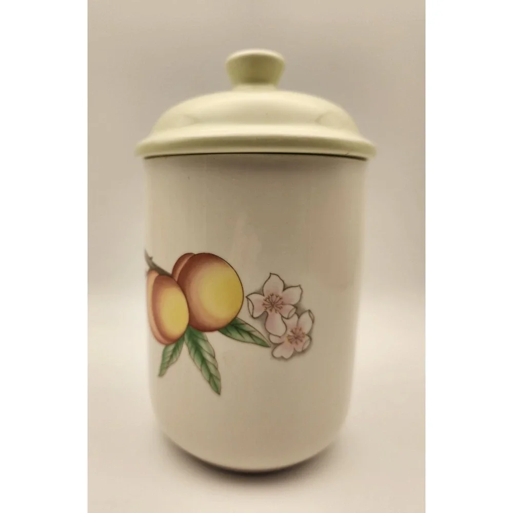 China Small Kitchen Storage Canister -‎ Vintage Peach Design